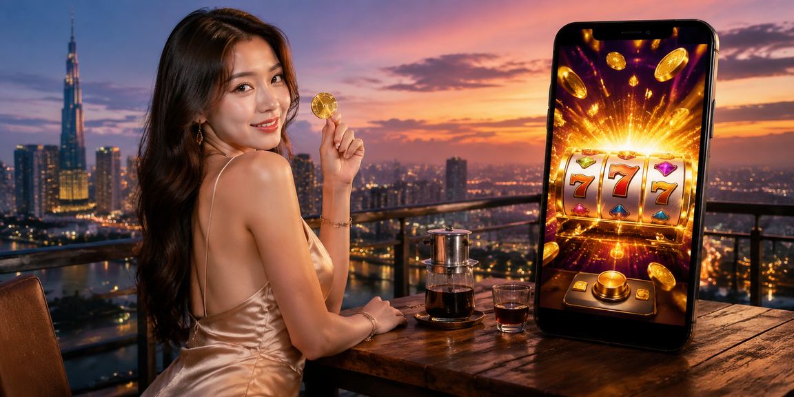 Người chơi slots tại TP.HCM tham gia giải đấu slots nội bộ trên điện thoại