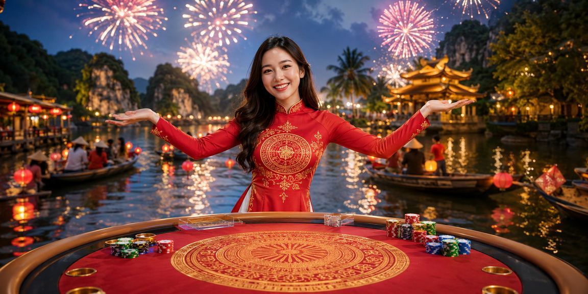 Người dùng Việt Nam trải nghiệm baccarat trực tuyến với trang phục áo dài truyền thống